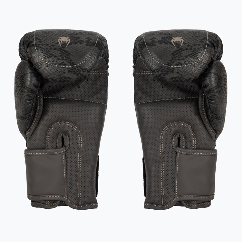 Рукавиці боксерські Venum Impact Evo Scales Boxing dark grey 3