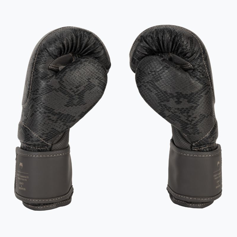 Рукавиці боксерські Venum Impact Evo Scales Boxing dark grey 4