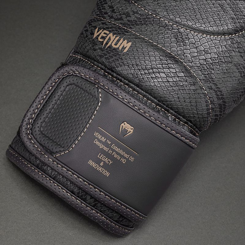 Рукавиці боксерські Venum Impact Evo Scales Boxing dark grey 3
