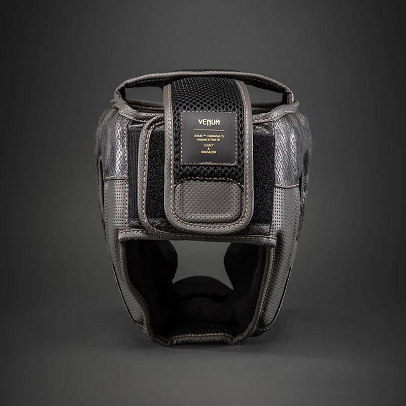 Шолом боксерський Venum Impact Evo Scales dark grey 4