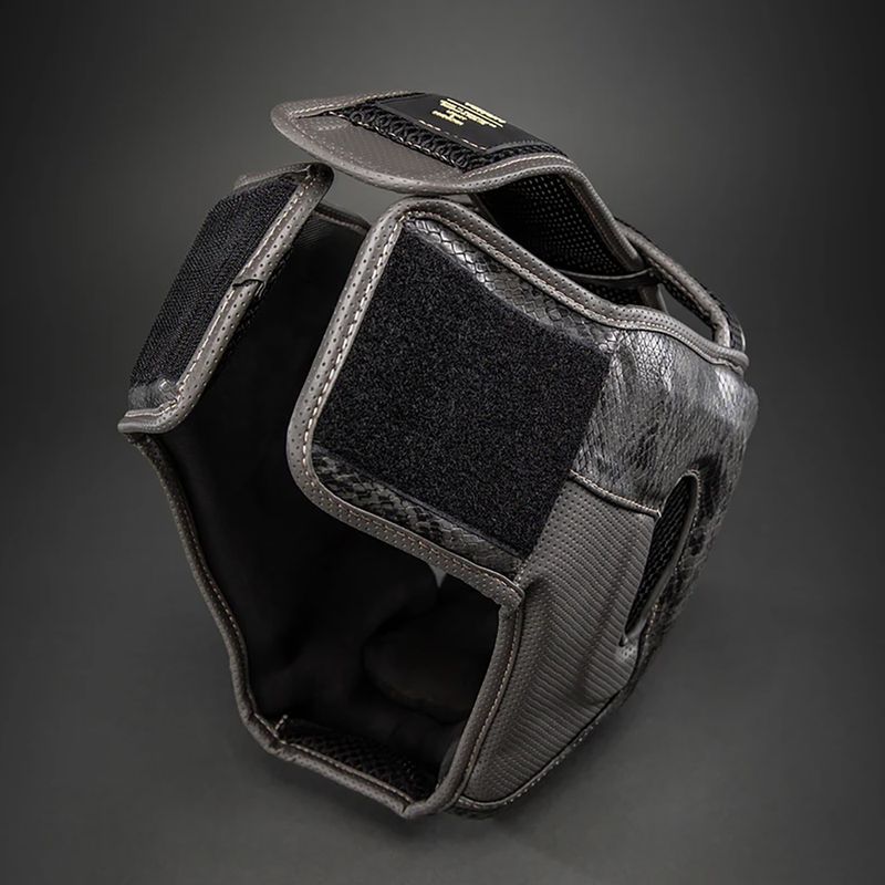 Шолом боксерський Venum Impact Evo Scales dark grey 5