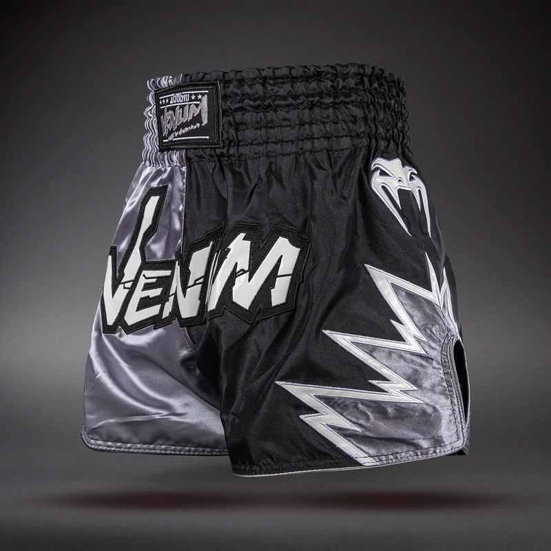 Шорти для тренувань Venum Inferno 2.0 Muay Thai Grey / Black 3