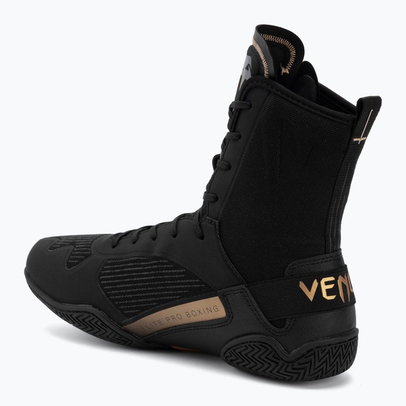 Кросівки боксерські Venum Elite Neo Boxing black/gold 3