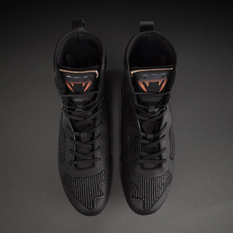 Кросівки боксерські Venum Elite Neo Boxing black/gold 2