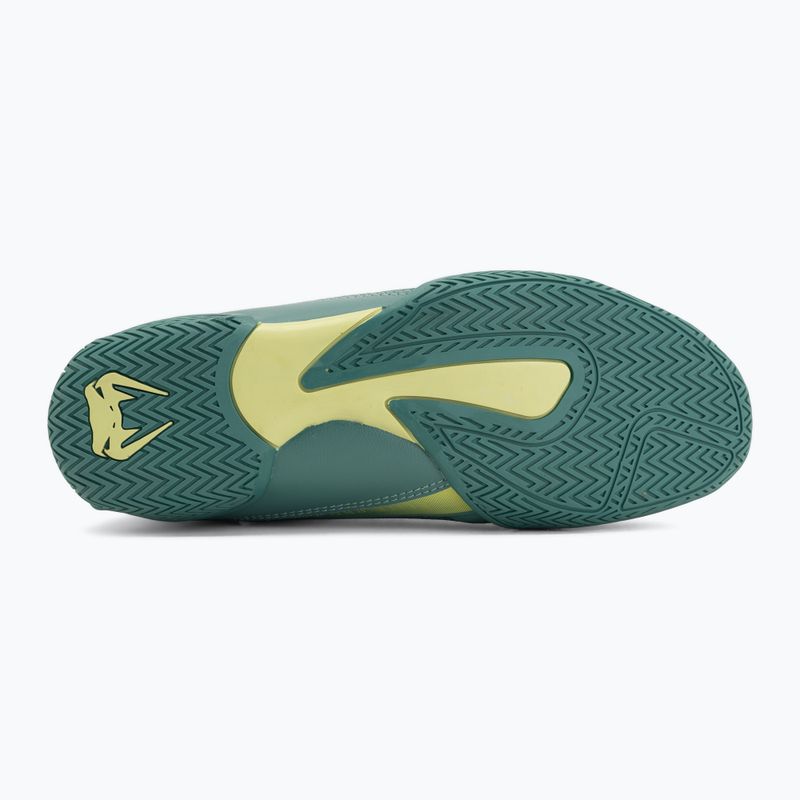Кросівки боксерські Venum Elite Neo Boxing green/neon yellow 4