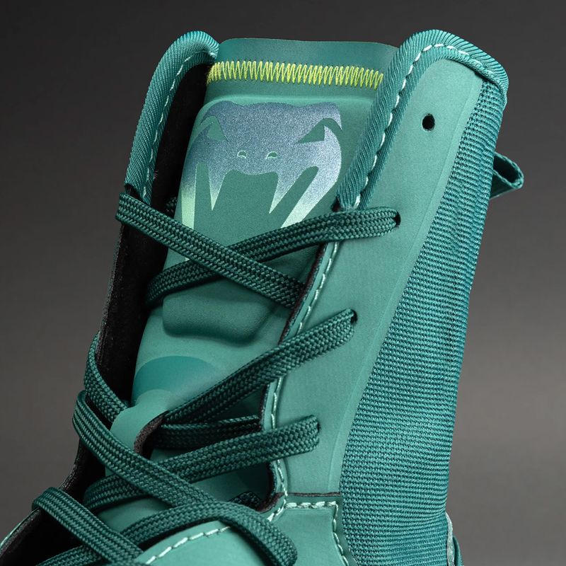 Кросівки боксерські Venum Elite Neo Boxing green/neon yellow 4