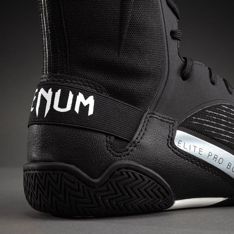 Кросівки боксерські Venum Elite Neo Boxing black/white 5
