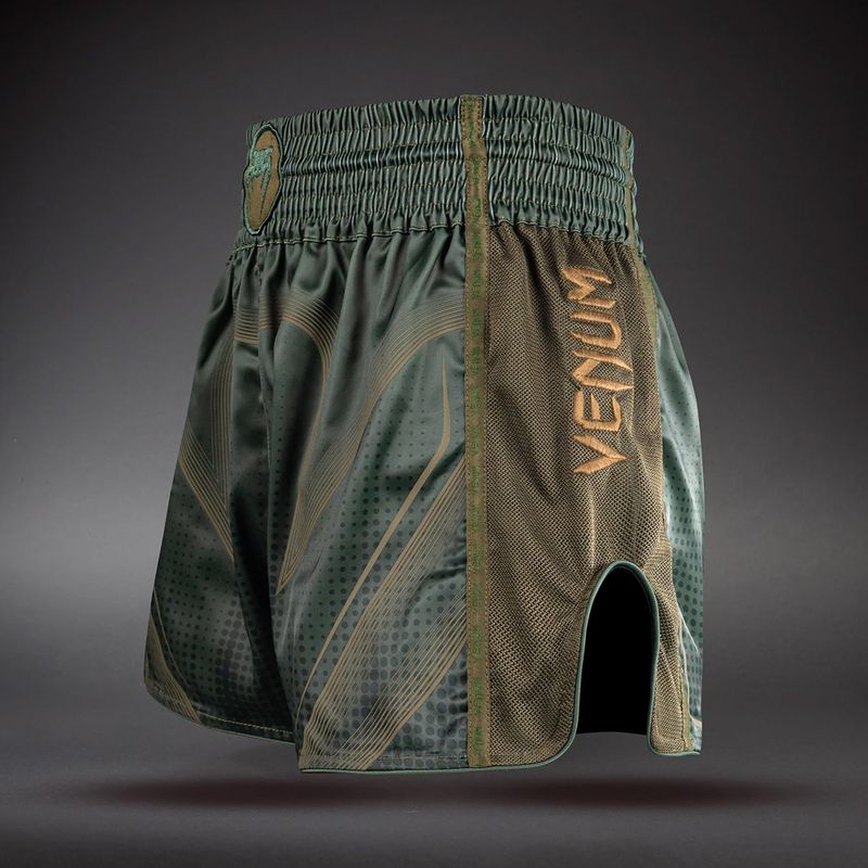 Шорти для тренувань Venum Stealth Muay Thai Khaki/Dark Green 3