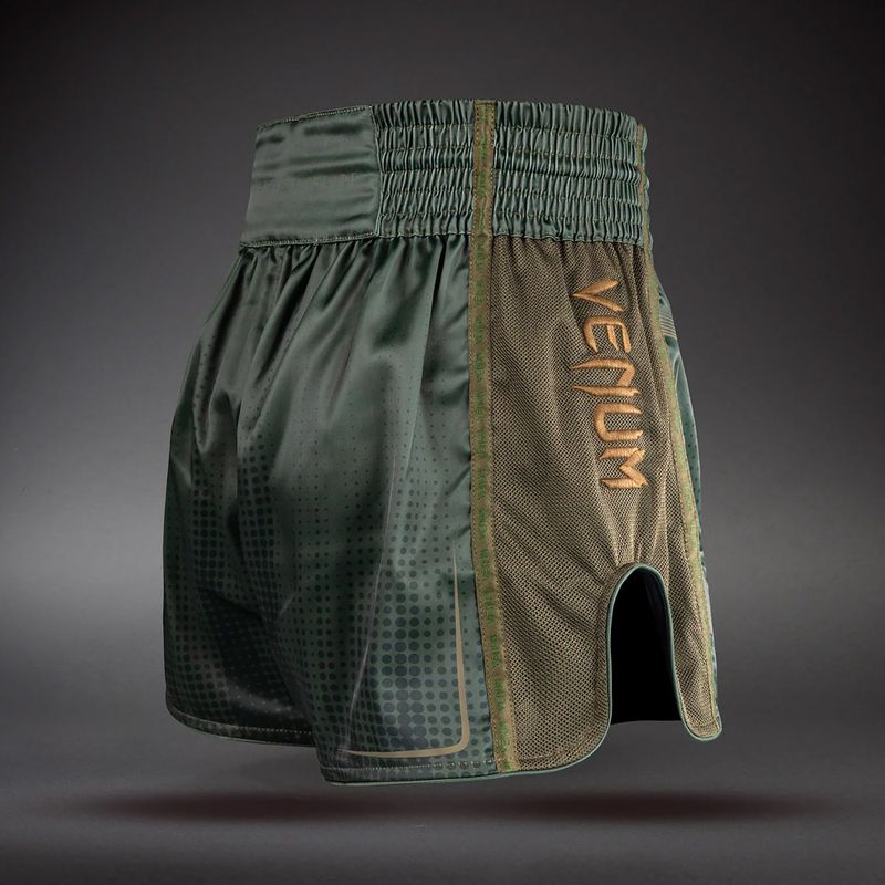 Шорти для тренувань Venum Stealth Muay Thai Khaki/Dark Green 4