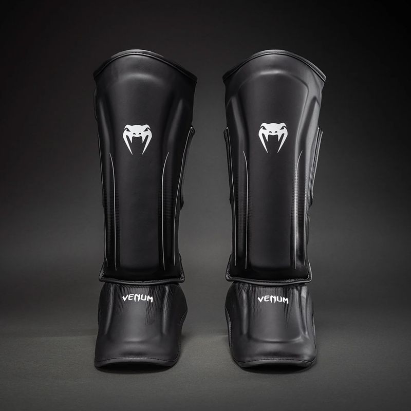 Захист для гомілки та стоп Venum Stealth Shin black/white 2