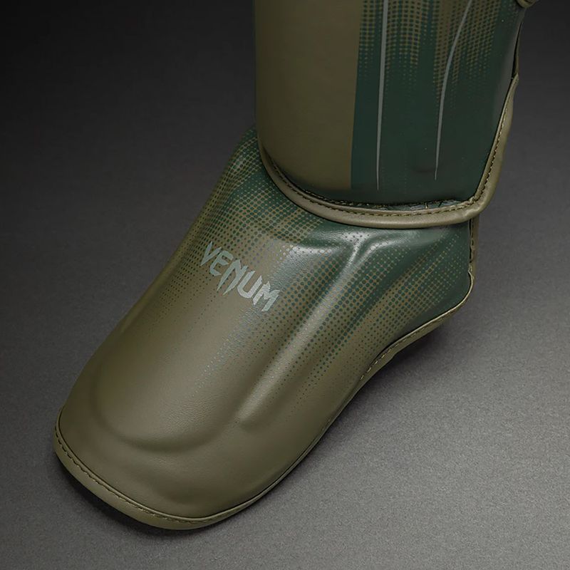 Захист для гомілки та стоп Venum Stealth Shin khaki/dark green 3