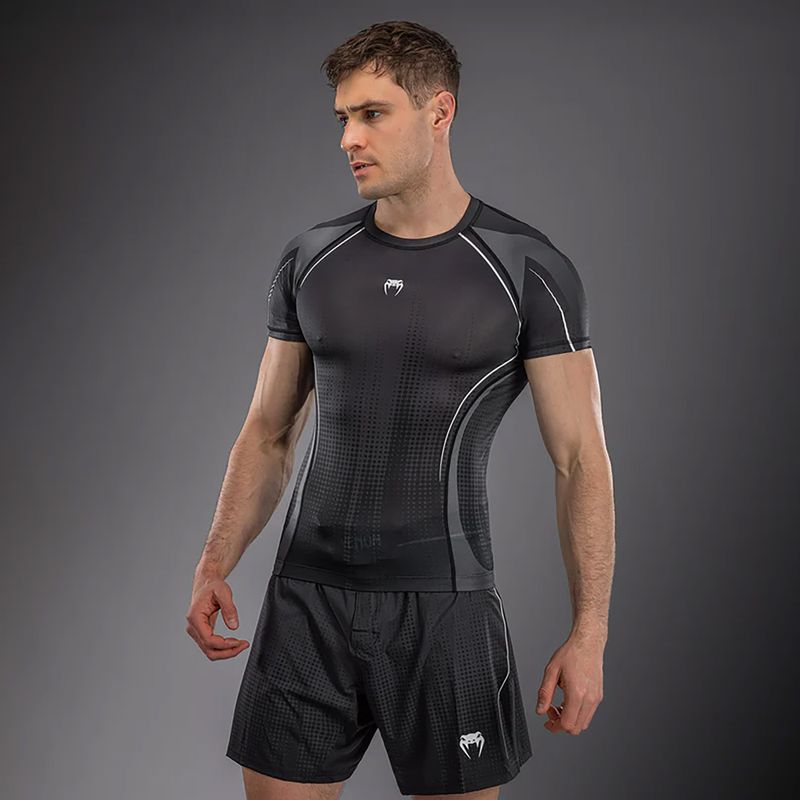 Рашгард чоловічий Venum Stealth Rashguard black/white 3