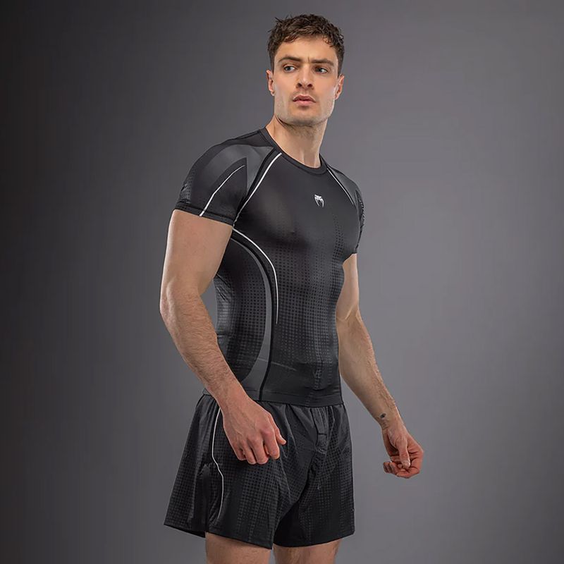Рашгард чоловічий Venum Stealth Rashguard black/white 4