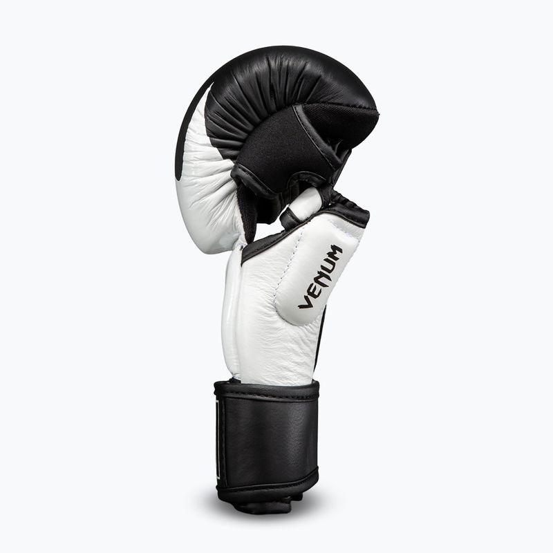 Рукавиці MMA Venum Attack 2.0 Sparring Leather black/white 3