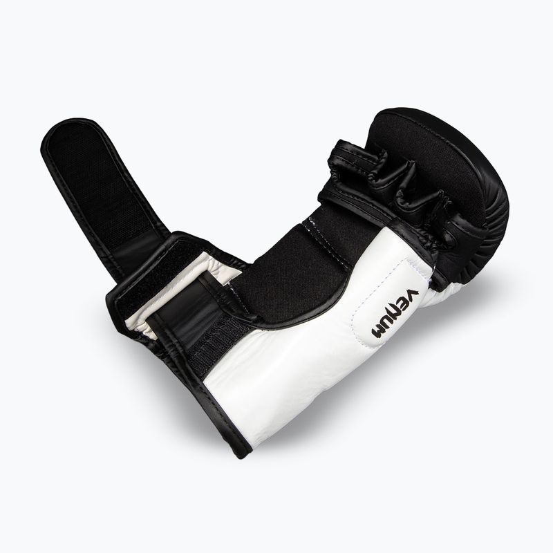 Рукавиці MMA Venum Attack 2.0 Sparring Leather black/white 4