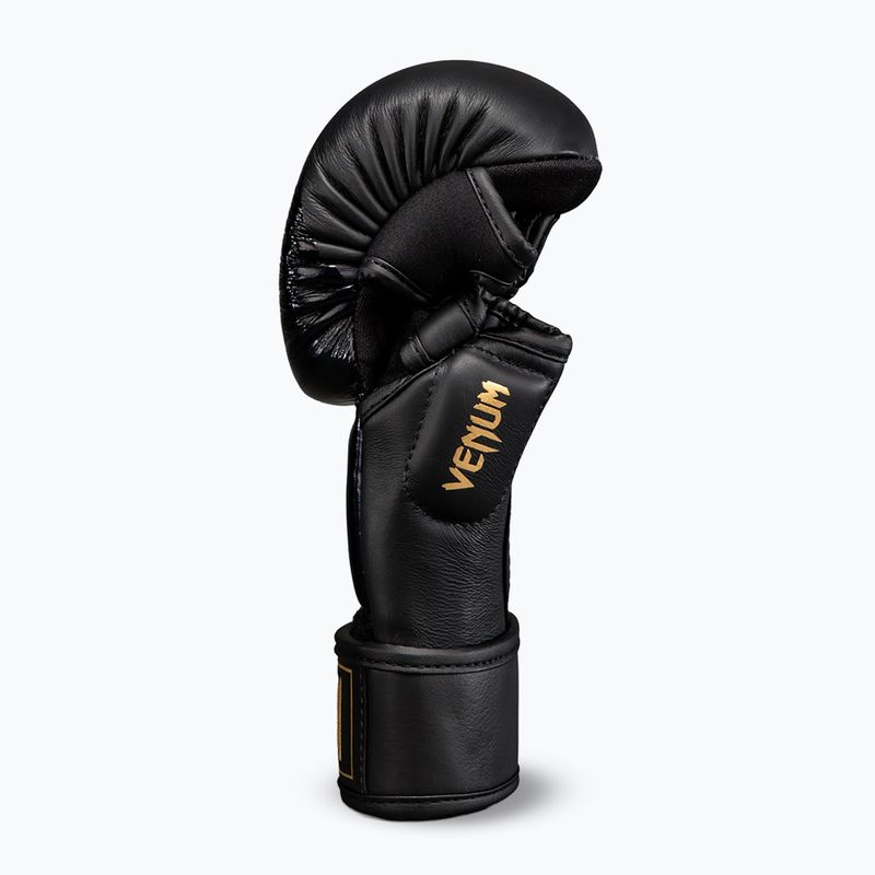 Рукавиці MMA Venum Attack 2.0 Sparring Leather black/gold 3