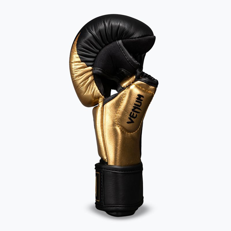 Рукавиці MMA Venum Attack 2.0 Sparring Leather gold/black 3