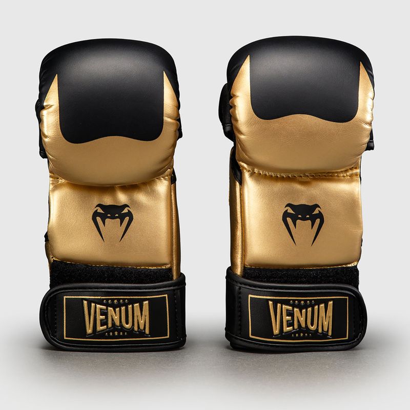 Рукавиці спарингові Venum Attack 2.0 Sparring gold/black 2