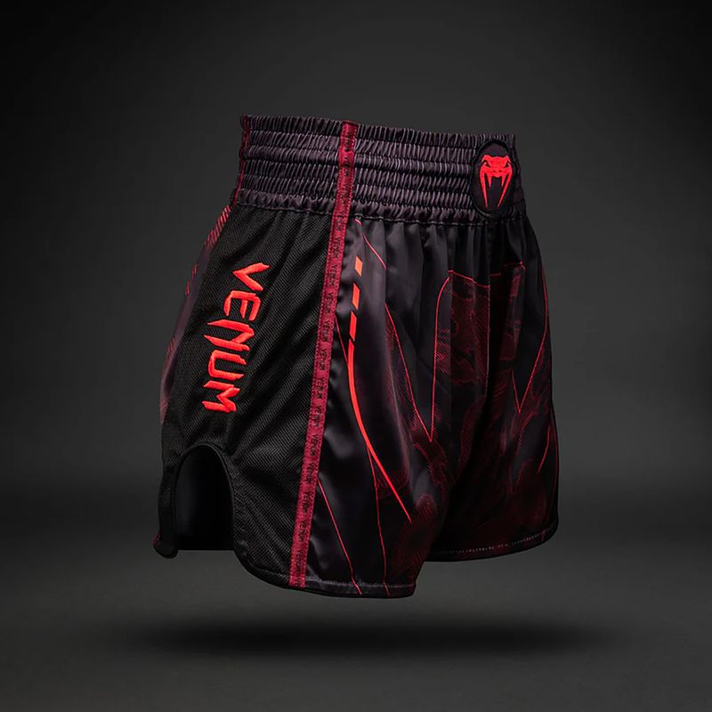 Шорти для тренувань чоловічі Venum Spectre Muay Thai black/red 3