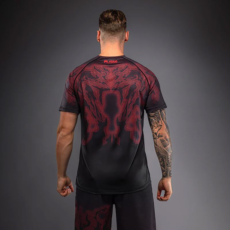 Футболка чоловіча Venum Spectre Dry-Tech black/red 3