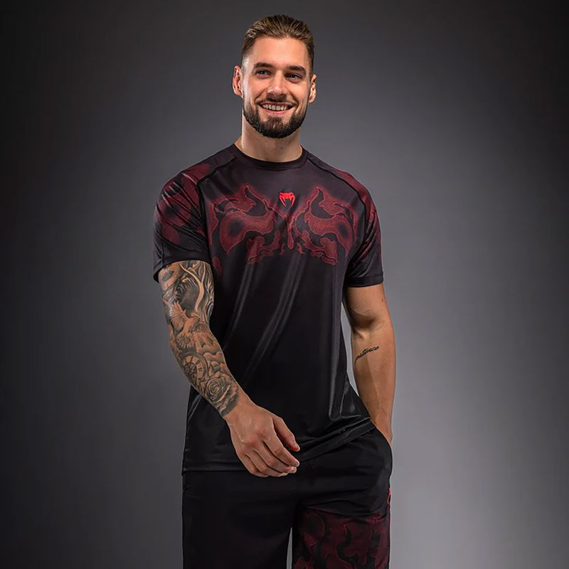 Футболка чоловіча Venum Spectre Dry-Tech black/red 4