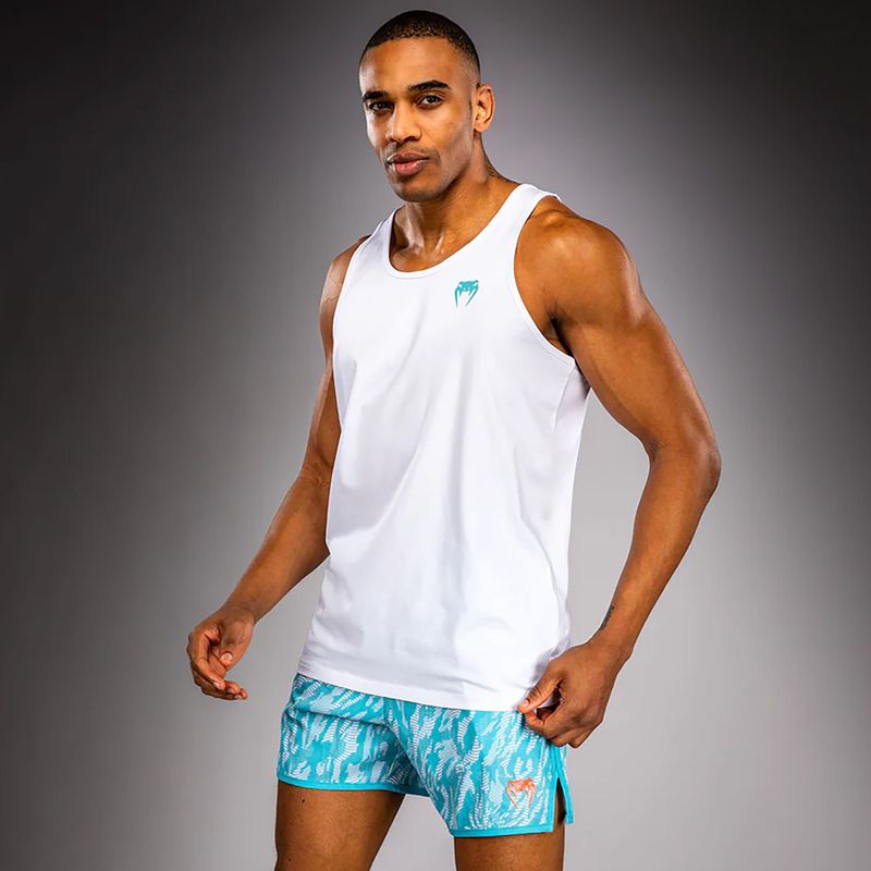 Футболка чоловіча Venum Aqua white/turquoise 3