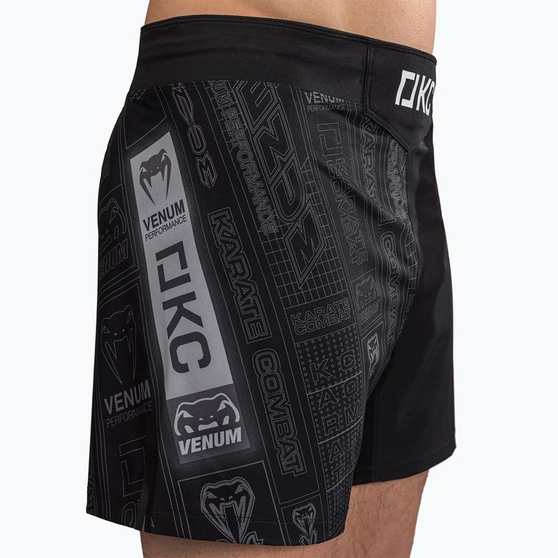 Шорти для тренувань Venum Karate Combat black/grey 5