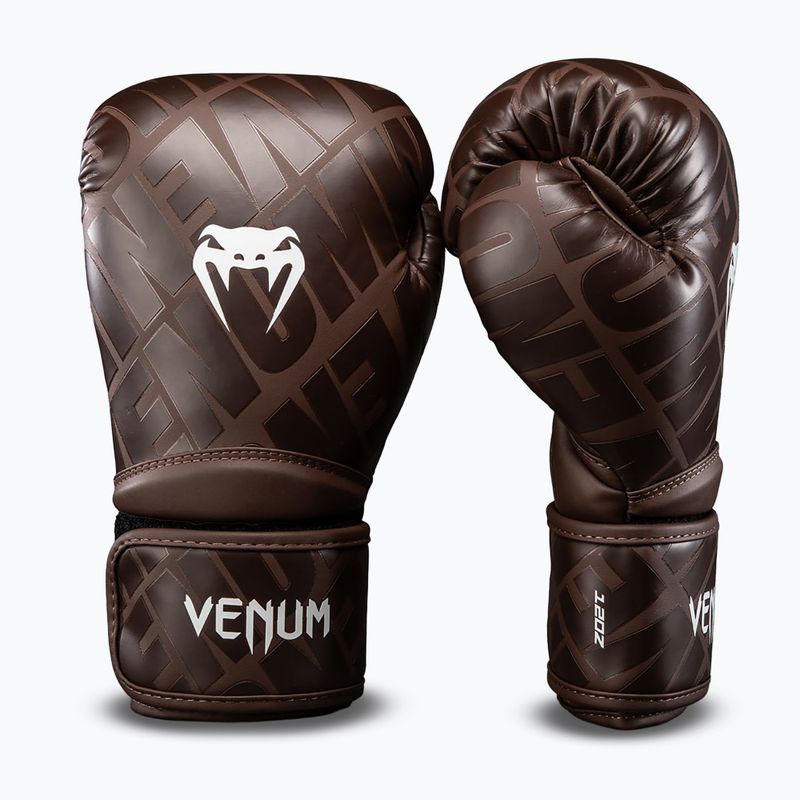 Рукавиці боксерські Venum Contender 1.5 XT 3D Boxing dark brown 2