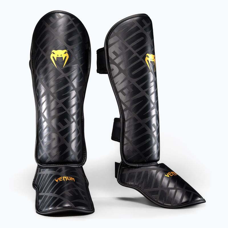 Захист гомілок Venum Contender 1.5 XT 3D Shin black/gold 2