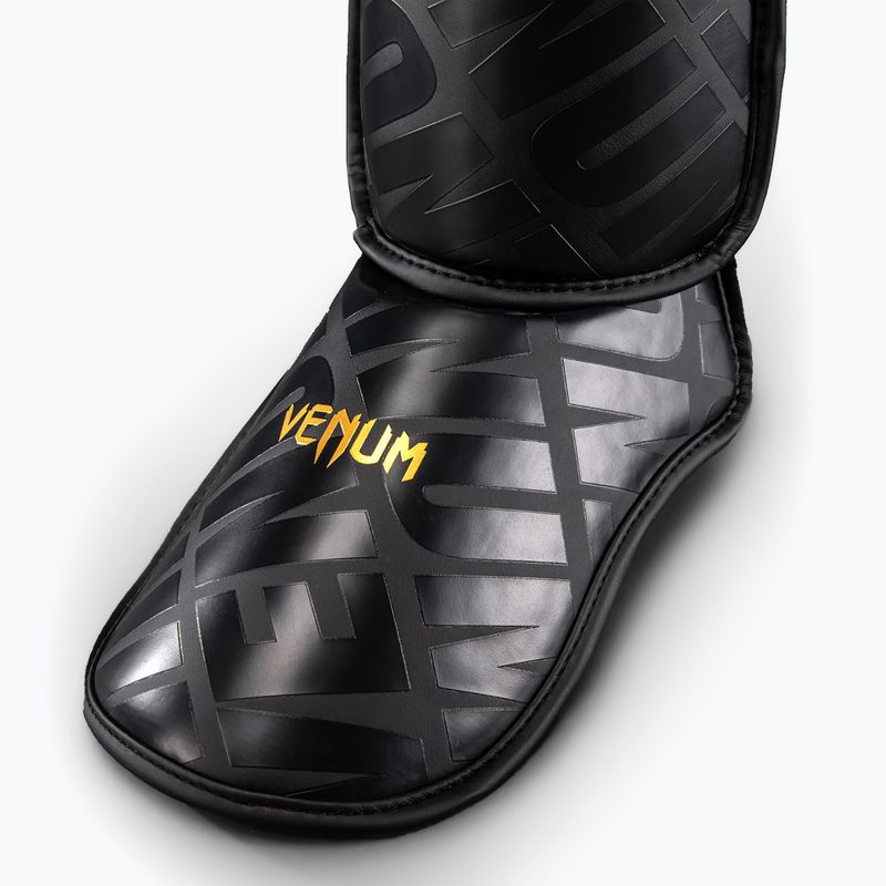 Захист гомілок Venum Contender 1.5 XT 3D Shin black/gold 3