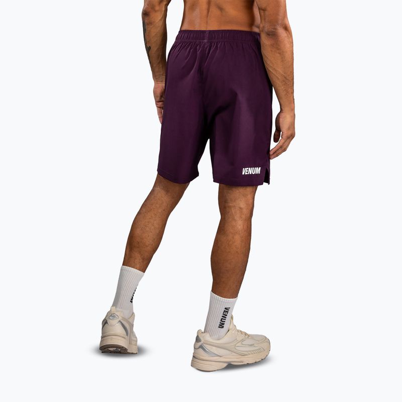 Шорти для тренувань чоловічі Venum Contender Training dark purple/white 2