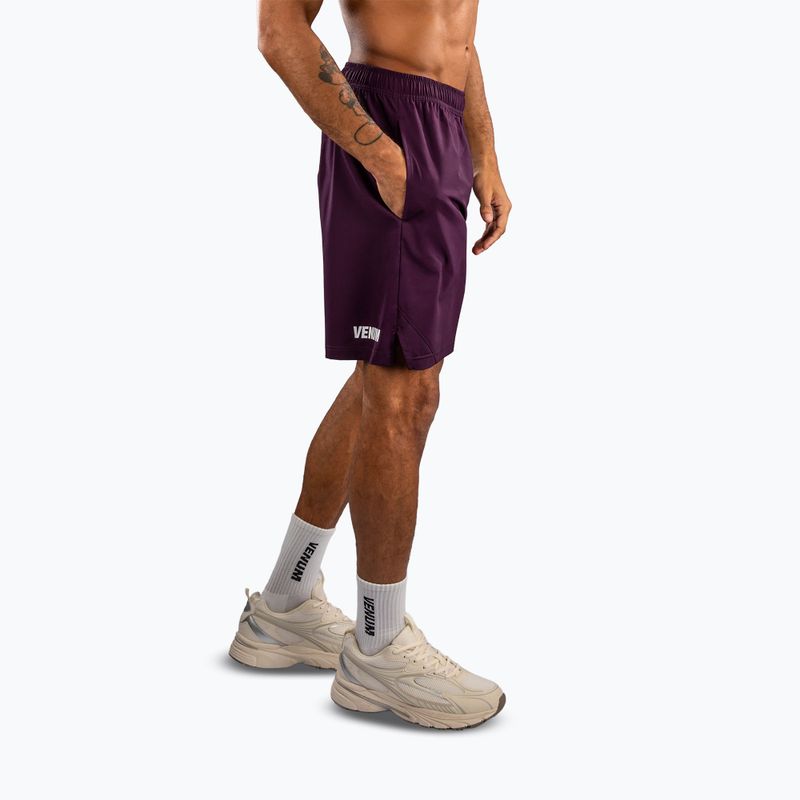 Шорти для тренувань чоловічі Venum Contender Training dark purple/white 4