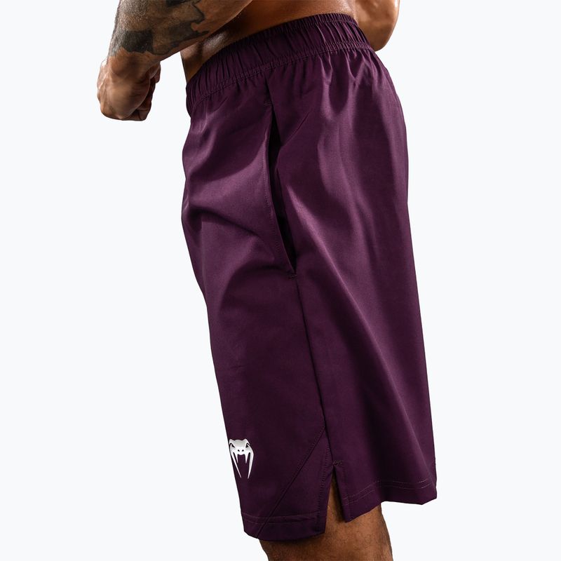Шорти для тренувань чоловічі Venum Contender Training dark purple/white 6