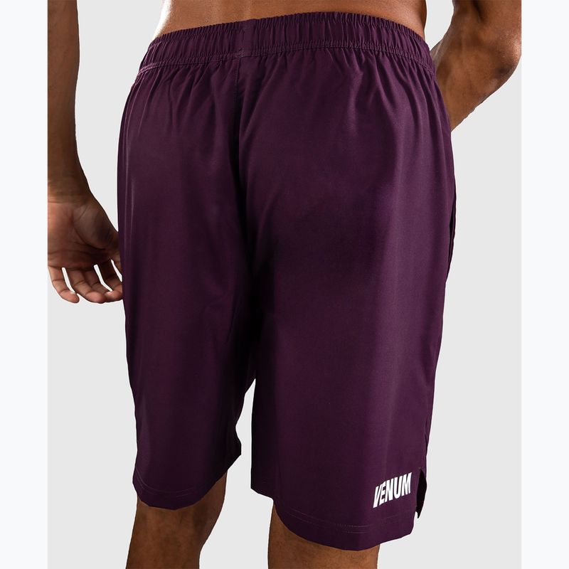 Шорти для тренувань чоловічі Venum Contender Training dark purple/white 7
