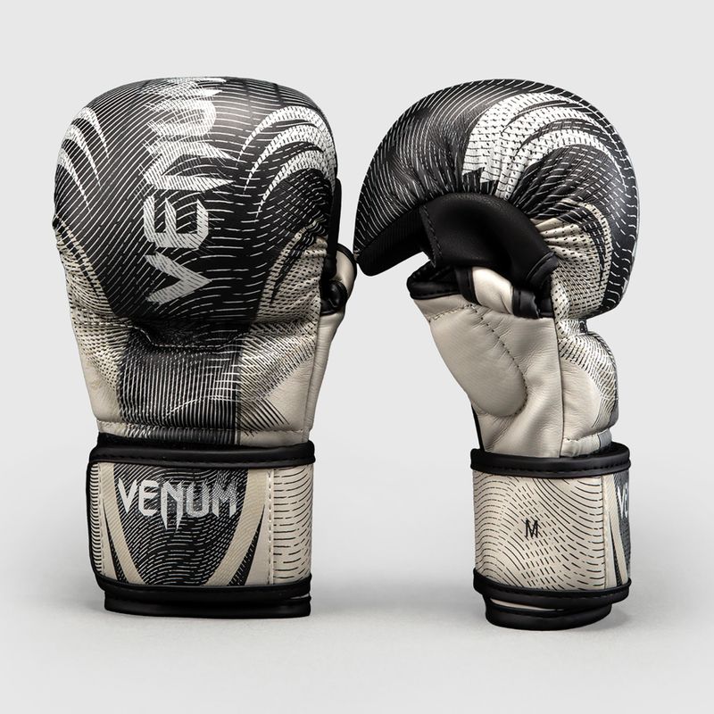 Рукавиці спарингові Venum Galactic 3.0 Sparring off white/black 2