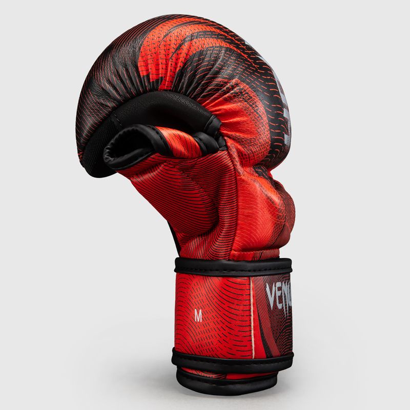 Рукавиці спарингові Venum Galactic 3.0 Sparring red/slver 4