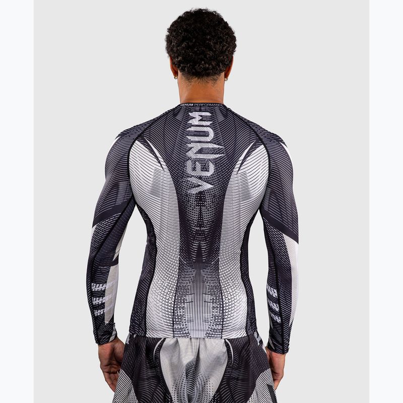 Рашгард чоловічий довгий рукав Venum Galactic 3.0 Rashguard LS off white/black 3