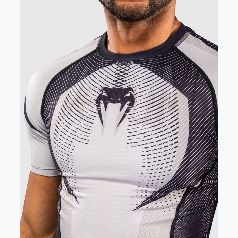 Рашгард чоловічий Venum Galactic 3.0 Rashguard SS off white/black 5