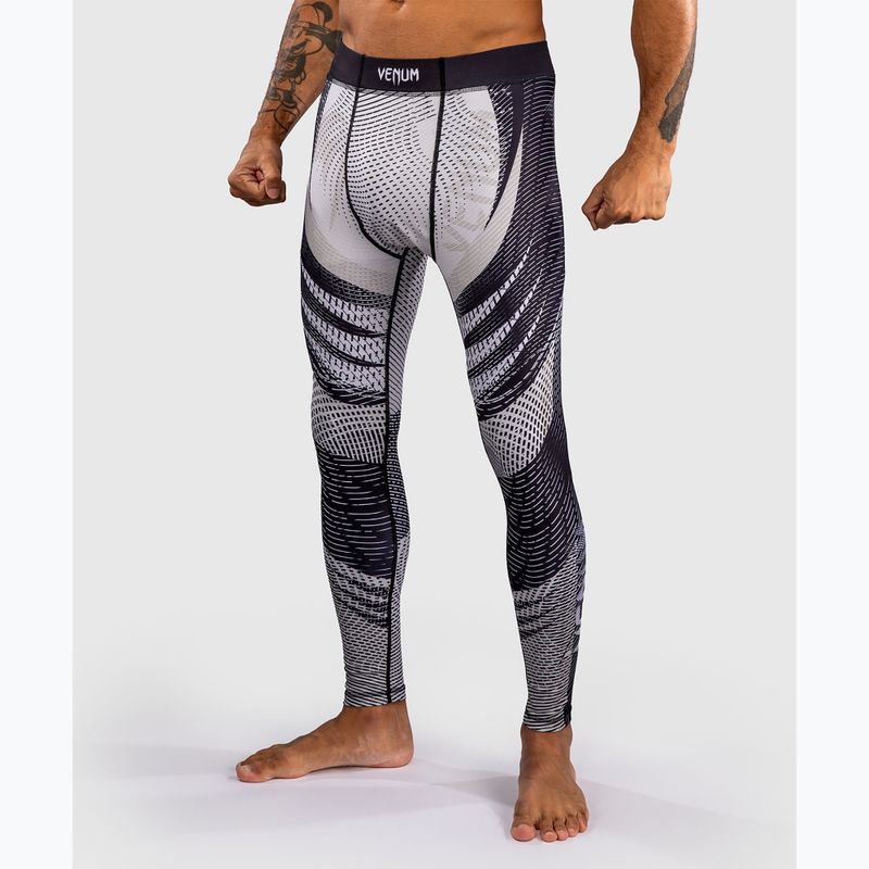 Легінси для тренувань чоловічі Venum Galactic 3.0 Spats off white/black 4