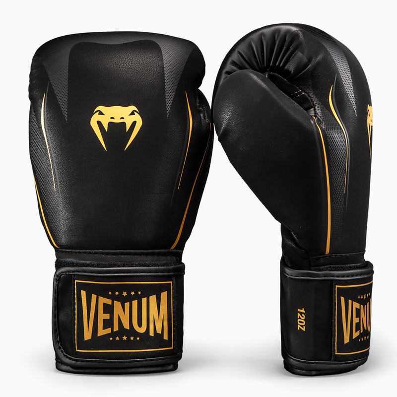 Рукавиці боксерські Venum G-Core Boxing black/gold 2