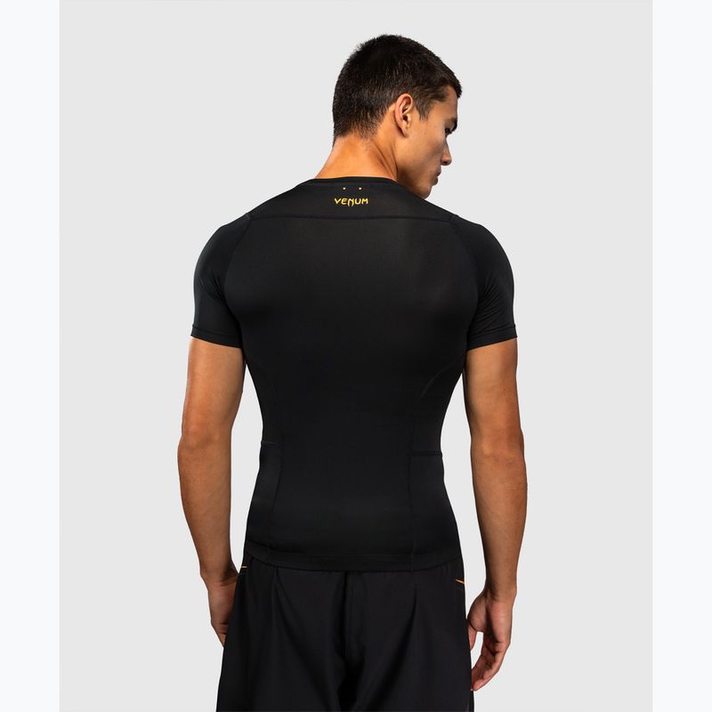 Рашгард чоловічий Venum G-Core Rashguard SS black/gold 3