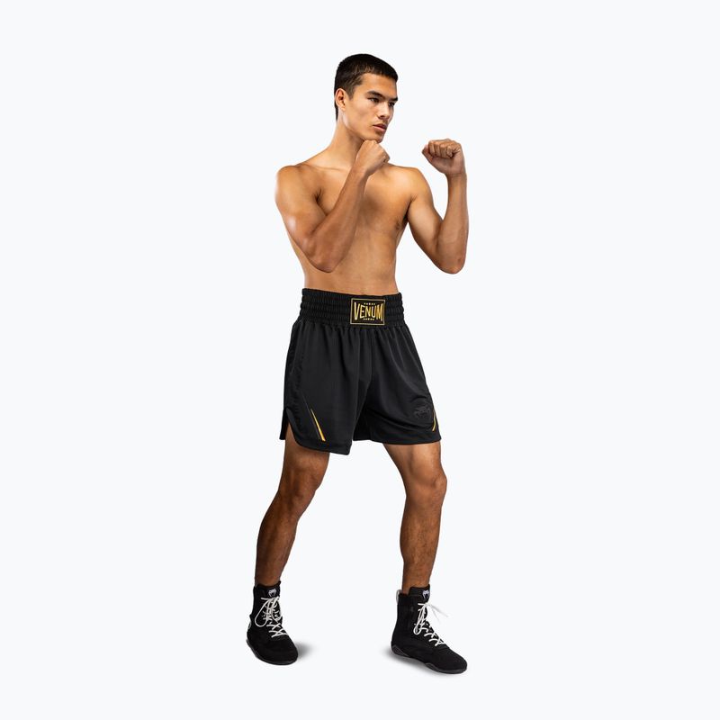 Шорти для тренувань чоловічі Venum G-Core Boxing black/gold 2