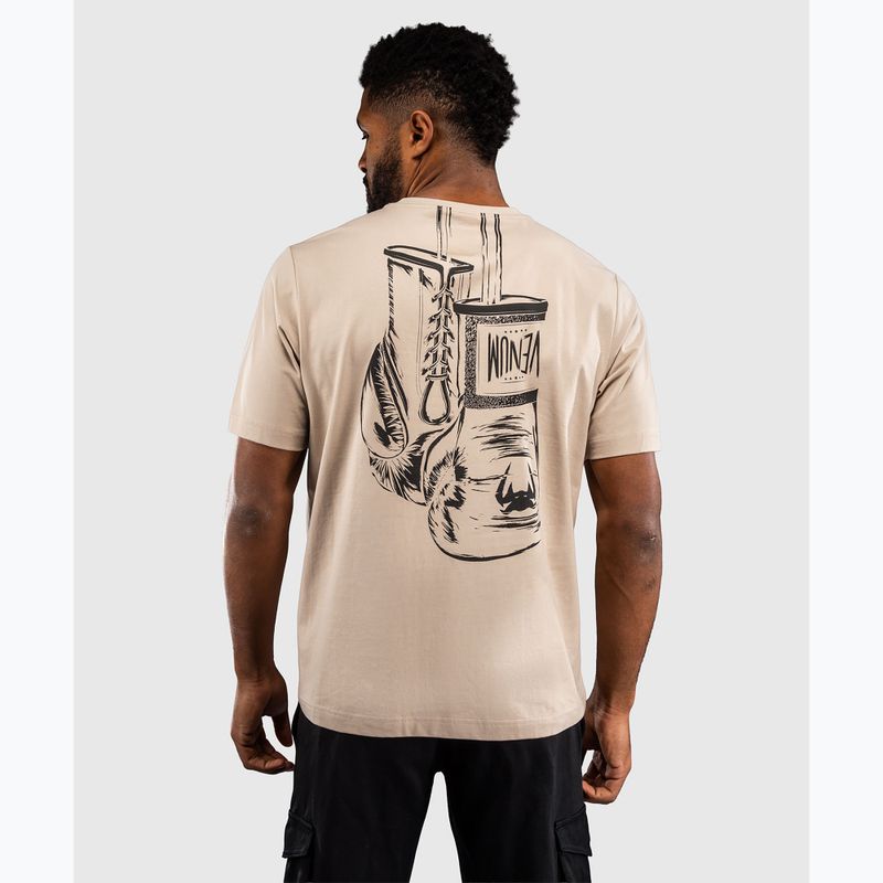 Футболка чоловіча Venum Fight Icon Cotton beige 2
