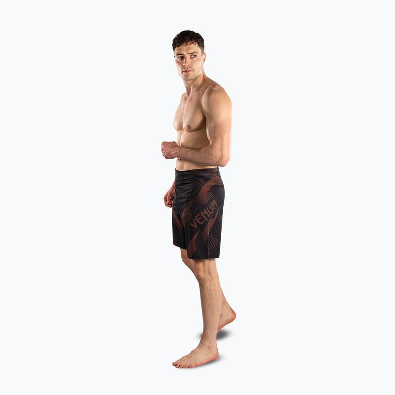Шорти для тренувань чоловічі Venum No-Gi 6.0 Fight black/brown 2