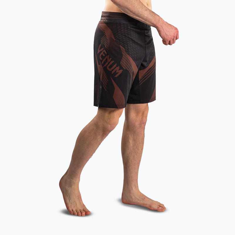 Шорти для тренувань чоловічі Venum No-Gi 6.0 Fight black/brown 4