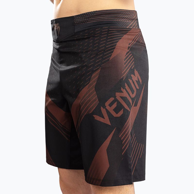 Шорти для тренувань чоловічі Venum No-Gi 6.0 Fight black/brown 5
