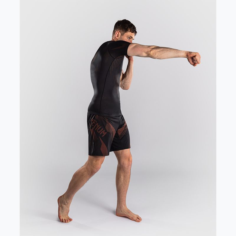 Рашгард чоловічий Venum No-Gi 6.0 Rashguard black/brown 2