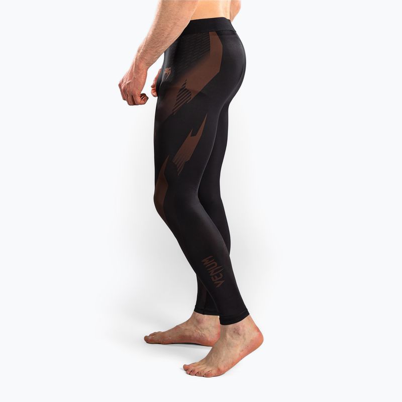 Легінси для тренувань чоловічі Venum No-Gi 6.0 Spats Black/Brown 5