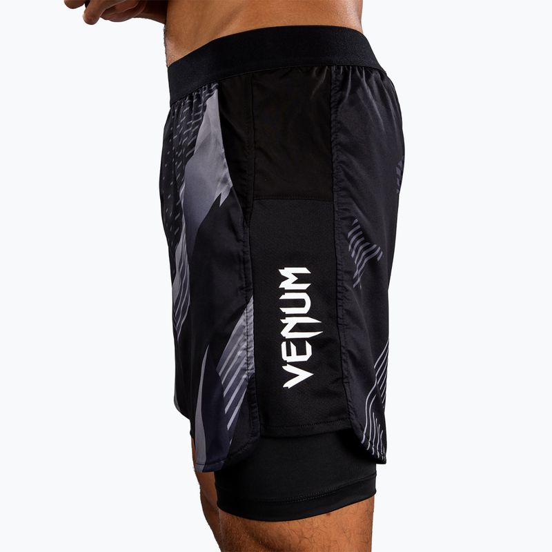 Шорти для тренувань чоловічі Venum No-Gi 6.0 Training black/white 6