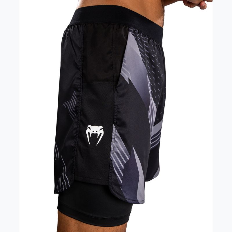 Шорти для тренувань чоловічі Venum No-Gi 6.0 Training black/white 7